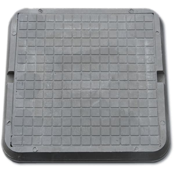 Люк полимерно-композитный 685 х 685 мм 1,5 т (серый) Агросток 25775